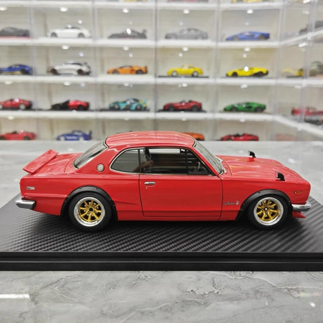 [Ignition] 1:18 Nissan 1970 Skyline 2000 GT-R KPGC10 Red Model Car Resin