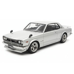 [Ignition] 1:18 Nissan 1970 Skyline 2000 GT-R KPGC10 Silver Model Car Resin