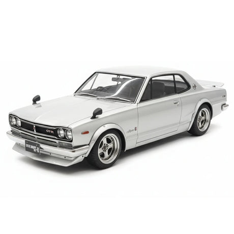 [Ignition] 1:18 Nissan 1970 Skyline 2000 GT-R KPGC10 Silver Model Car Resin