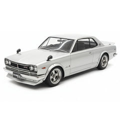 [Ignition] 1:18 Nissan 1970 Skyline 2000 GT-R KPGC10 Silver Model Car Resin