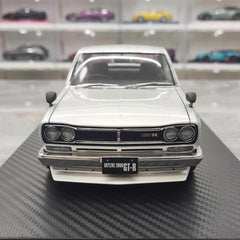 [Ignition] 1:18 Nissan 1970 Skyline 2000 GT-R KPGC10 Silver Model Car Resin