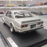 [Ignition] 1:18 Nissan 1970 Skyline 2000 GT-R KPGC10 Silver Model Car Resin