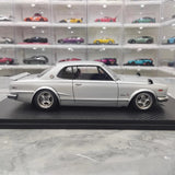 [Ignition] 1:18 Nissan 1970 Skyline 2000 GT-R KPGC10 Silver Model Car Resin