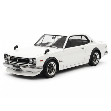 [Ignition] 1:18 Nissan 1970 Skyline 2000 GT-R KPGC10 White Model Car Resin