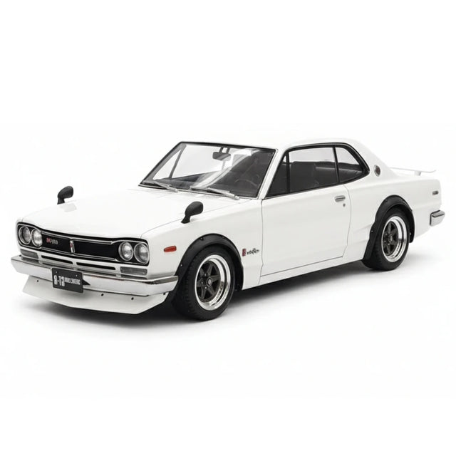 [Ignition] 1:18 Nissan 1970 Skyline 2000 GT-R KPGC10 White Model Car Resin