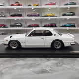 [Ignition] 1:18 Nissan 1970 Skyline 2000 GT-R KPGC10 White Model Car Resin