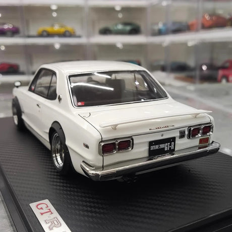 [Ignition] 1:18 Nissan 1970 Skyline 2000 GT-R KPGC10 White Model Car Resin