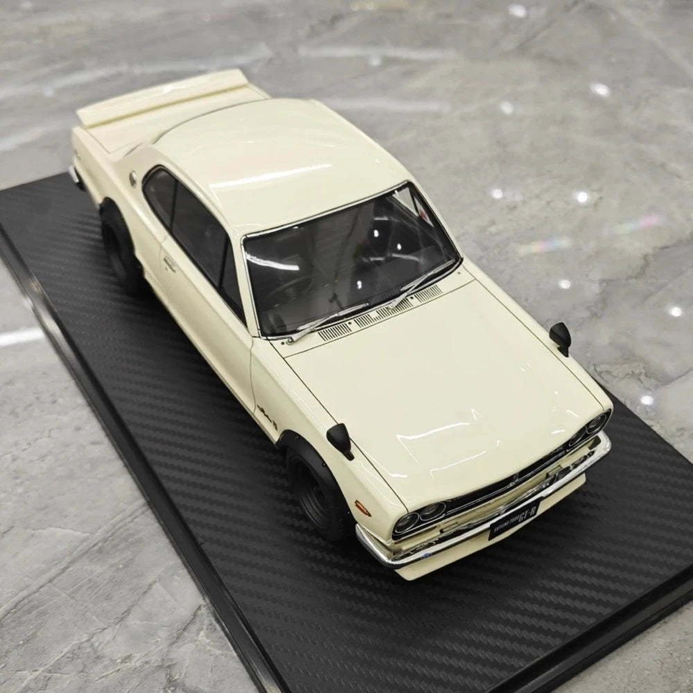 [Ignition] 1:18 Nissan 1970 Skyline 2000 GT-R KPGC10 Yellow Model Car Resin
