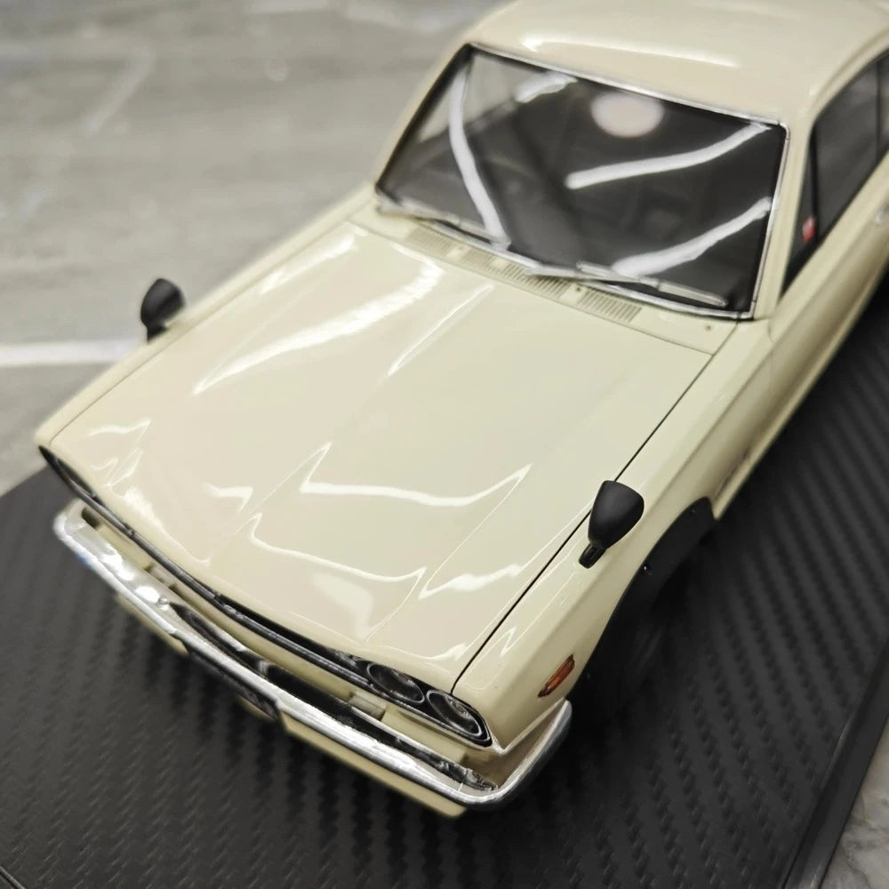[Ignition] 1:18 Nissan 1970 Skyline 2000 GT-R KPGC10 Yellow Model Car Resin