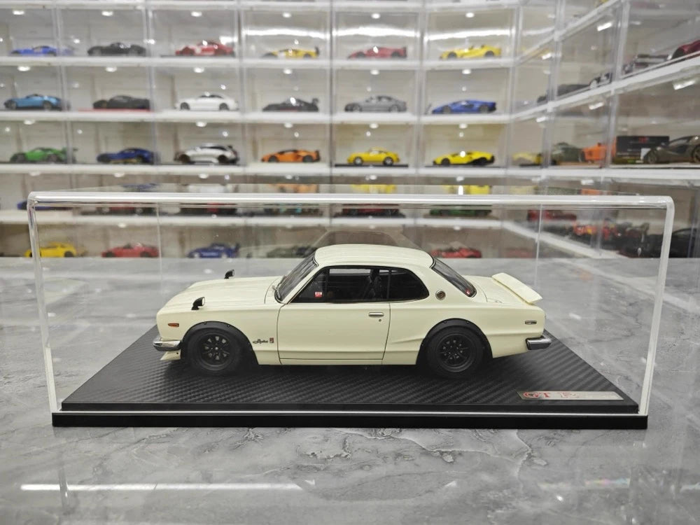 [Ignition] 1:18 Nissan 1970 Skyline 2000 GT-R KPGC10 Yellow Model Car Resin
