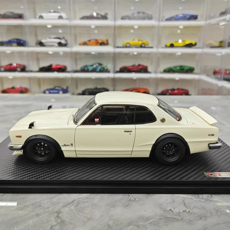 [Ignition] 1:18 Nissan 1970 Skyline 2000 GT-R KPGC10 Yellow Model Car Resin