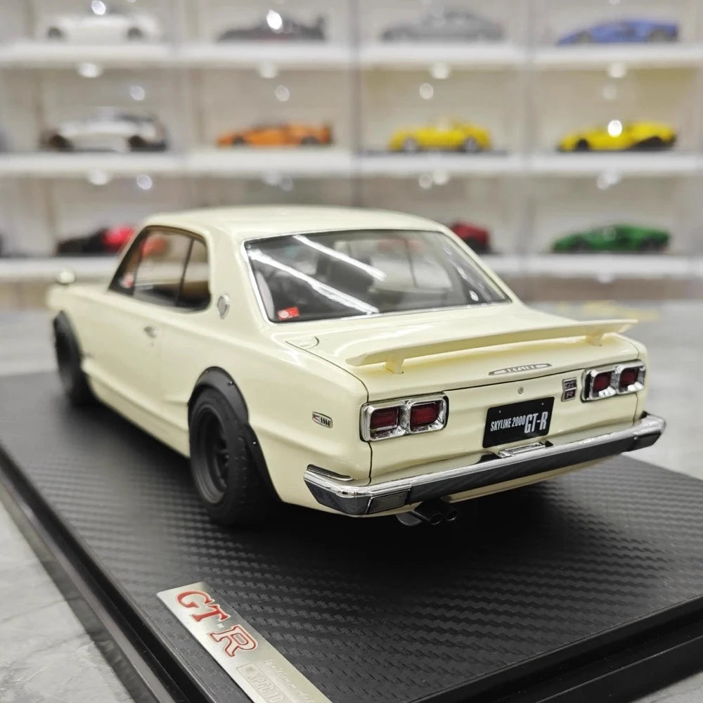[Ignition] 1:18 Nissan 1970 Skyline 2000 GT-R KPGC10 Yellow Model Car Resin