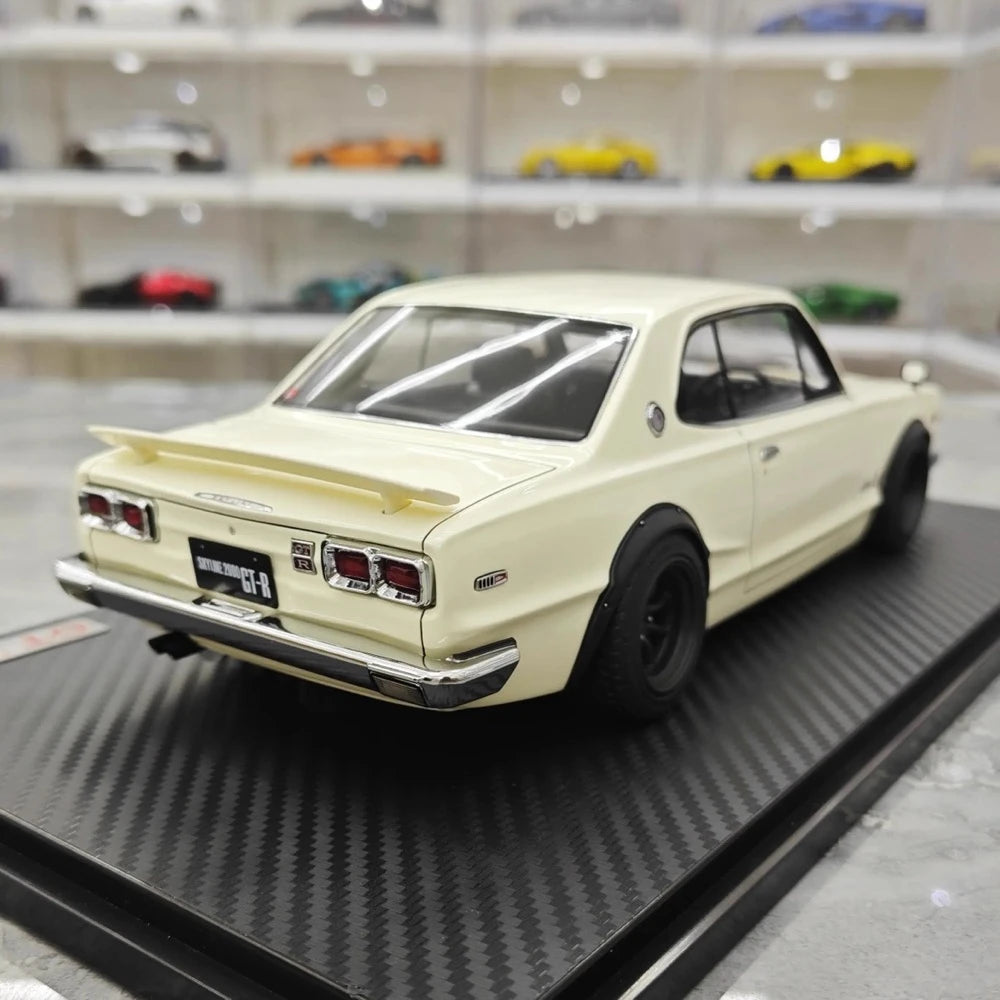 [Ignition] 1:18 Nissan 1970 Skyline 2000 GT-R KPGC10 Yellow Model Car Resin
