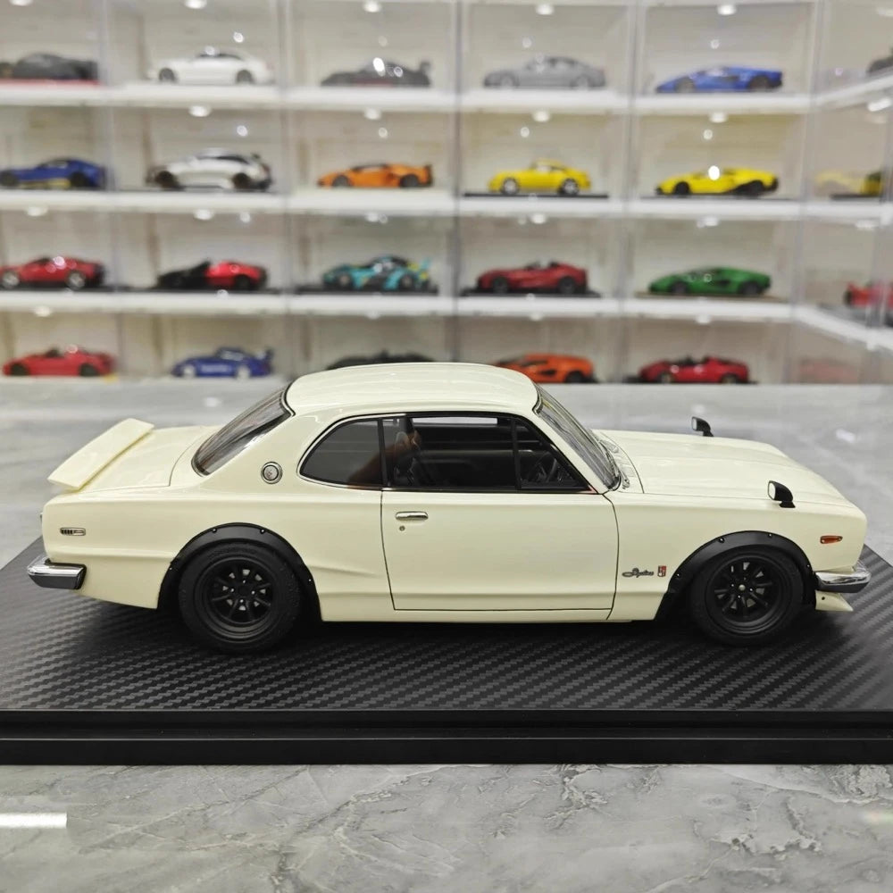 [Ignition] 1:18 Nissan 1970 Skyline 2000 GT-R KPGC10 Yellow Model Car Resin