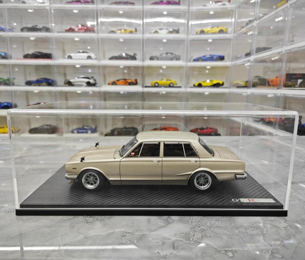 [Ignition] 1:18 Nissan 1970 Skyline 2000 GT-R PGC10 goud modelauto Hars