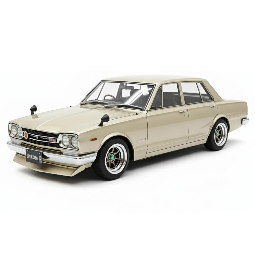 [Ignition] 1:18 Nissan 1970 Skyline 2000 GT-R PGC10 goud modelauto Hars