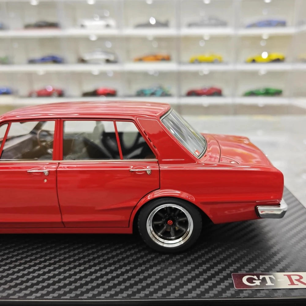 [Ignition] 1:18 Nissan 1970 Skyline 2000 GT-R PGC10 Red Model Car Resin