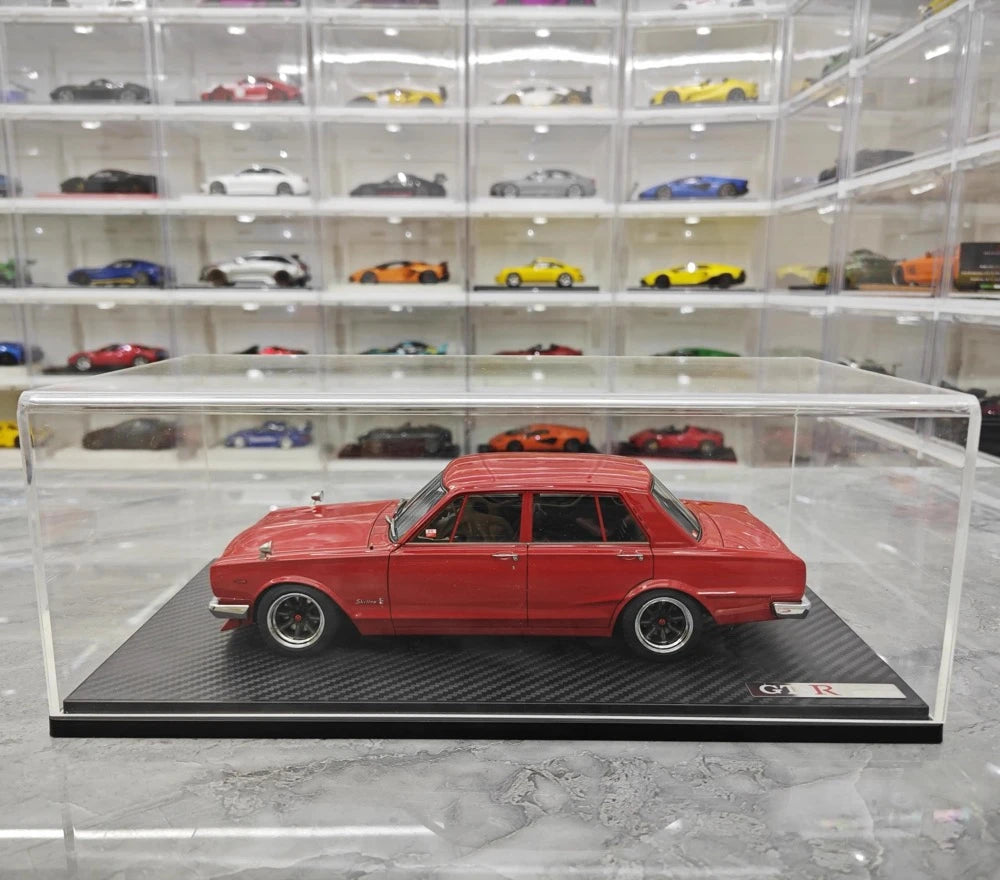 [Ignition] 1:18 Nissan 1970 Skyline 2000 GT-R PGC10 Red Model Car Resin
