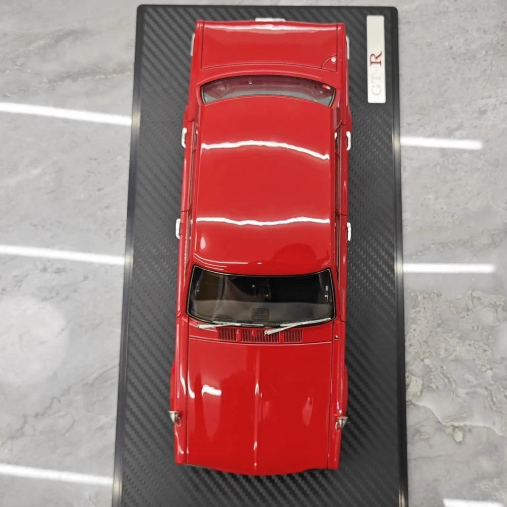 [Ignition] 1:18 Nissan 1970 Skyline 2000 GT-R PGC10 Red Model Car Resin