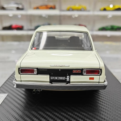 [Ignition] 1:18 Nissan 1970 Skyline 2000 GT-R PGC10 White Model Car Resin