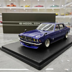 [Ignition] 1:18 Nissan 1971 Bluebird U 2000GTX G610 Blue Model Car Resin