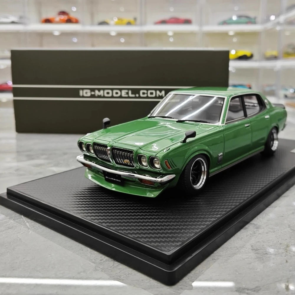 [Ignition] 1:18 Nissan 1971 Bluebird U 2000GTX G610 vert voiture miniature Resin
