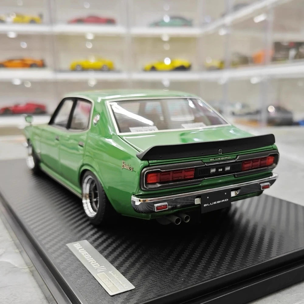 [Ignition] 1:18 Nissan 1971 Bluebird U 2000GTX G610 vert voiture miniature Resin