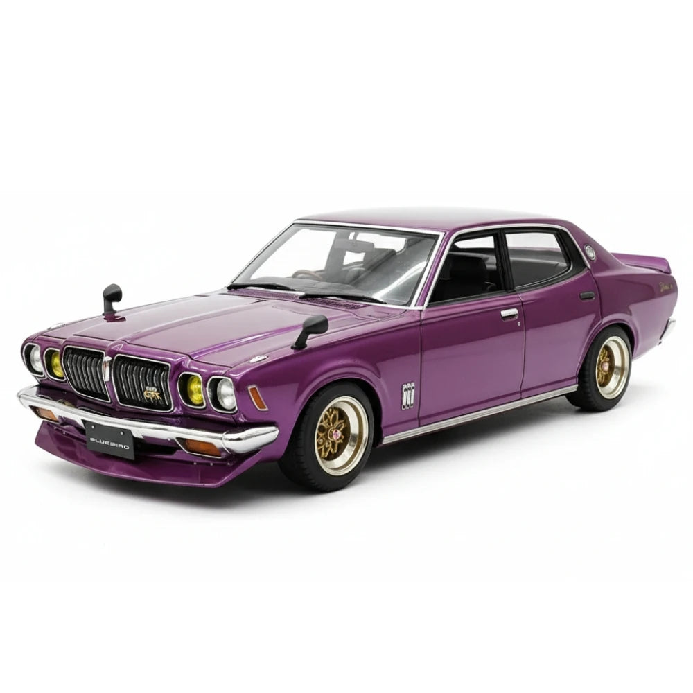 [Ignition] 1:18 Nissan 1971 Bluebird U 2000GTX G610 Purple Model Car Resin