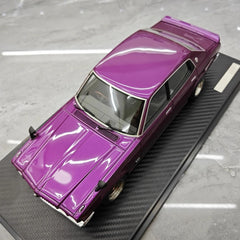 [Ignition] 1:18 Nissan 1971 Bluebird U 2000GTX G610 Purple Model Car Resin