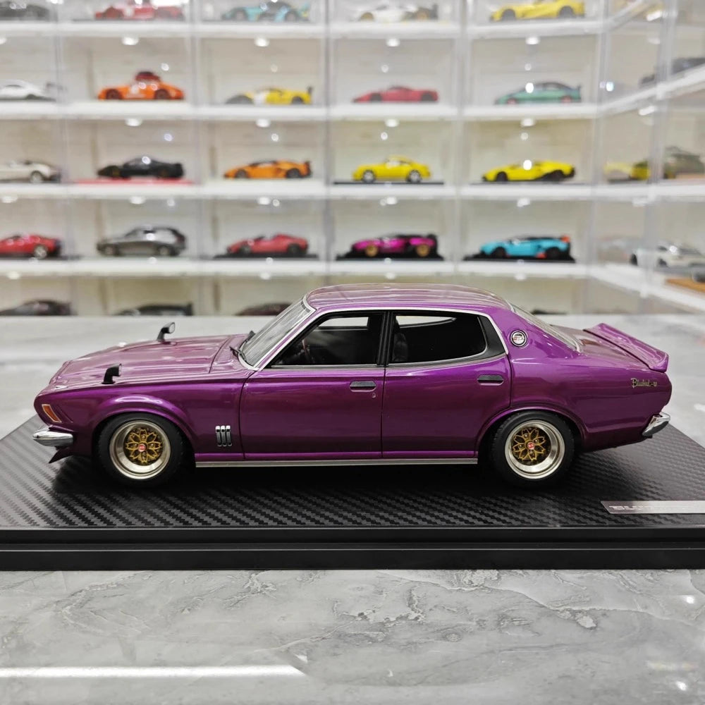 [Ignition] 1:18 Nissan 1971 Bluebird U 2000GTX G610 Purple Model Car Resin