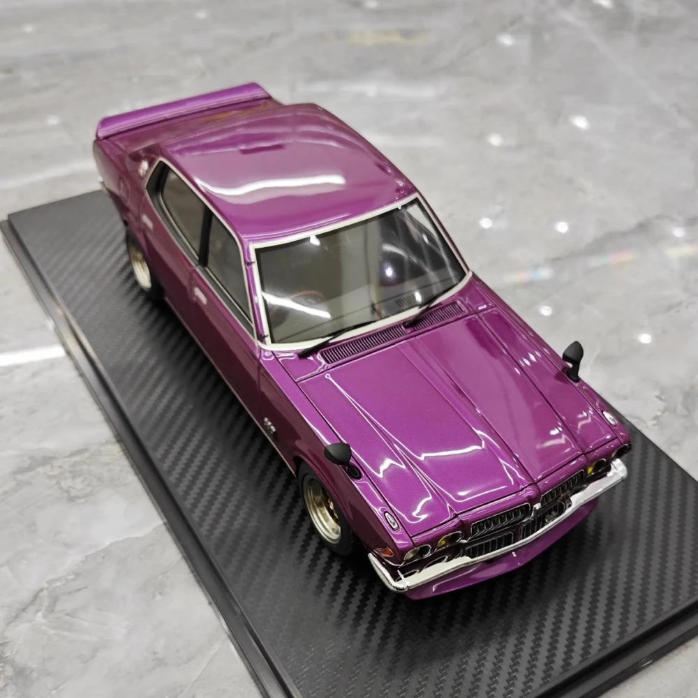 [Ignition] 1:18 Nissan 1971 Bluebird U 2000GTX G610 Purple Model Car Resin