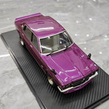 [Ignition] 1:18 Nissan 1971 Bluebird U 2000GTX G610 Purple Model Car Resin