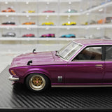 [Ignition] 1:18 Nissan 1971 Bluebird U 2000GTX G610 Purple Model Car Resin