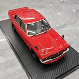 [Ignition] 1:18 Nissan 1971 Bluebird U 2000GTX G610 Red Model Car Resin