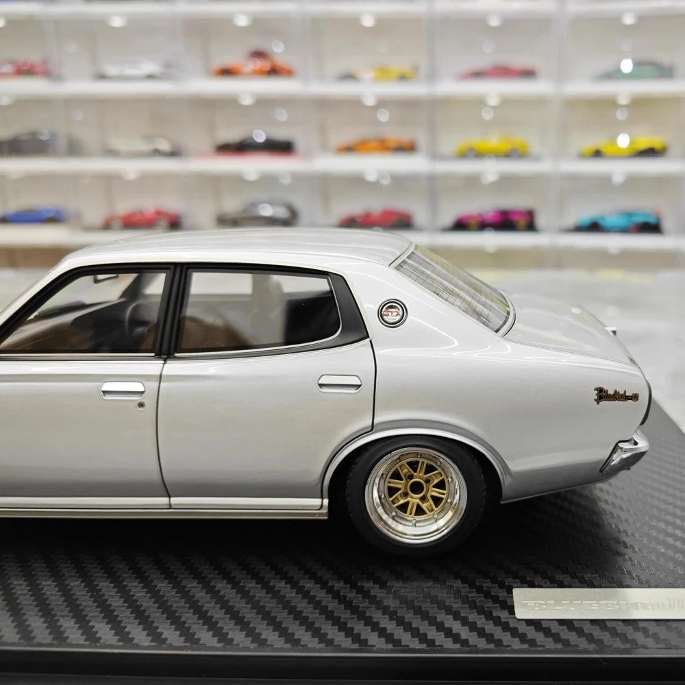 [Ignition] 1:18 Nissan 1971 Bluebird U 2000GTX G610 Silver Model Car Resin