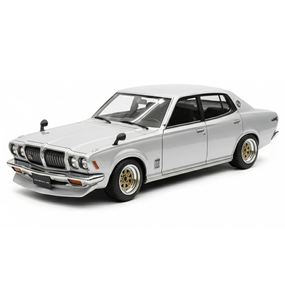 [Ignition] 1:18 Nissan 1971 Bluebird U 2000GTX G610 argent voiture miniature Resin