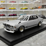 [Ignition] 1:18 Nissan 1971 Bluebird U 2000GTX G610 Silver Model Car Resin