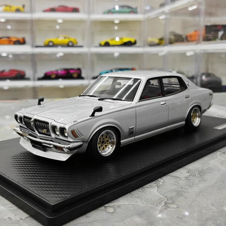 [Ignition] 1:18 Nissan 1971 Bluebird U 2000GTX G610 Silver Model Car Resin