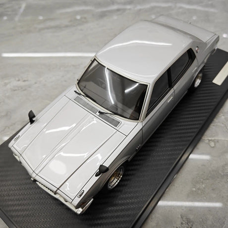 [Ignition] 1:18 Nissan 1971 Bluebird U 2000GTX G610 Silver Model Car Resin