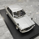 [Ignition] 1:18 Nissan 1971 Bluebird U 2000GTX G610 Silver Model Car Resin