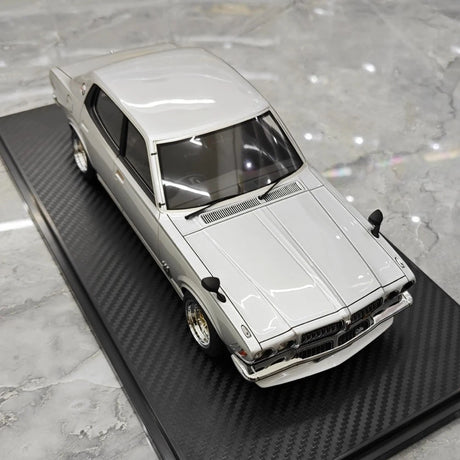 [Ignition] 1:18 Nissan 1971 Bluebird U 2000GTX G610 Silver Model Car Resin