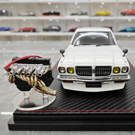 [Ignition] 1:18 Nissan 1971 Bluebird U 2000GTX G610 White Model Car Resin