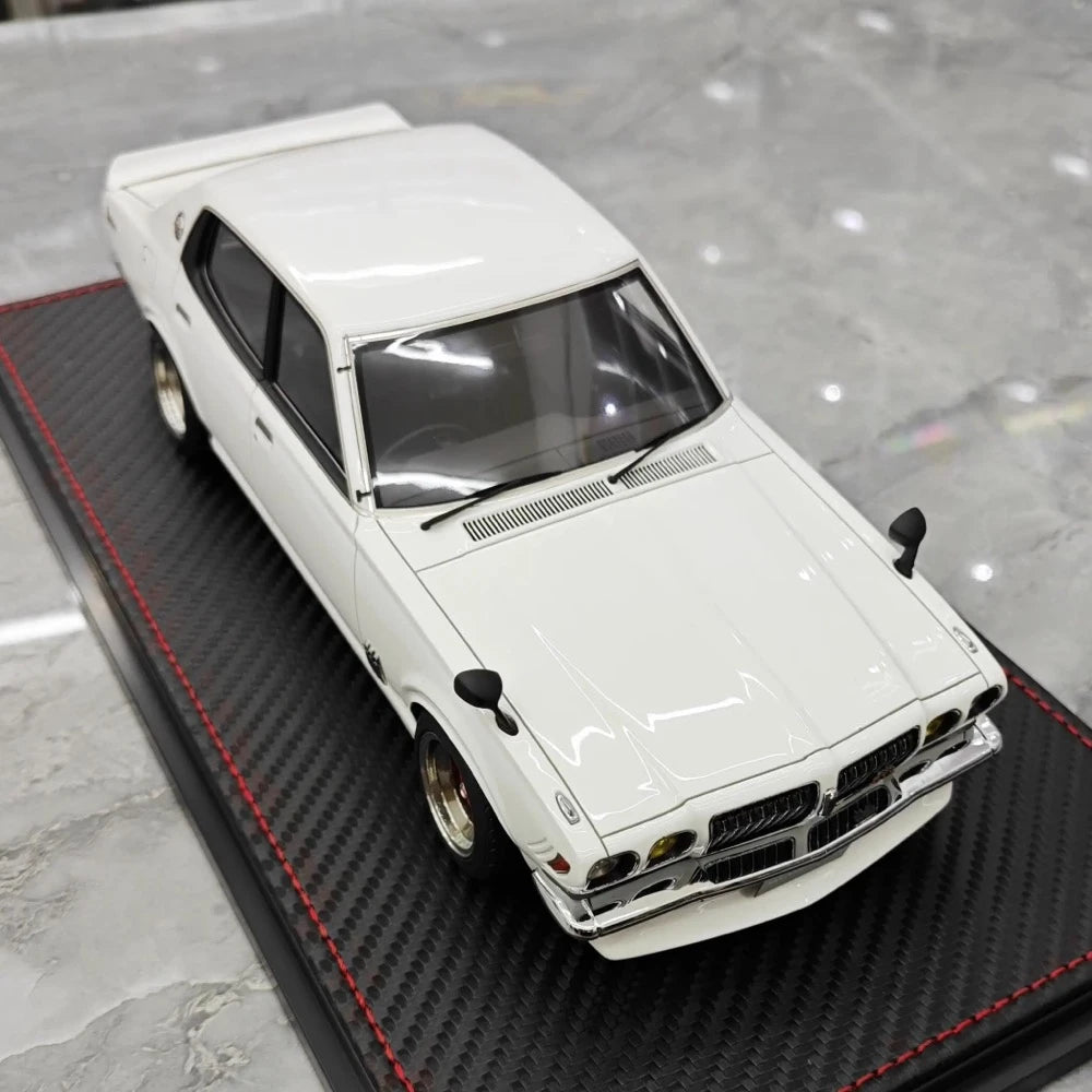 [Ignition] 1:18 Nissan 1971 Bluebird U 2000GTX G610 White Model Car Resin