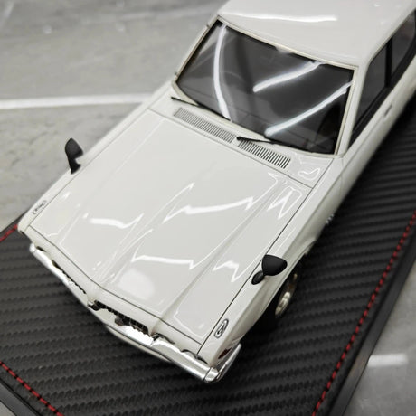 [Ignition] 1:18 Nissan 1971 Bluebird U 2000GTX G610 White Model Car Resin