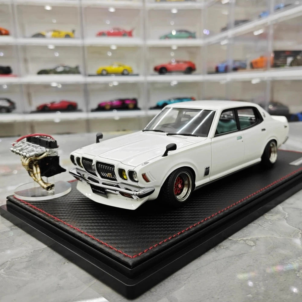 [Ignition] 1:18 Nissan 1971 Bluebird U 2000GTX G610 White Model Car Resin