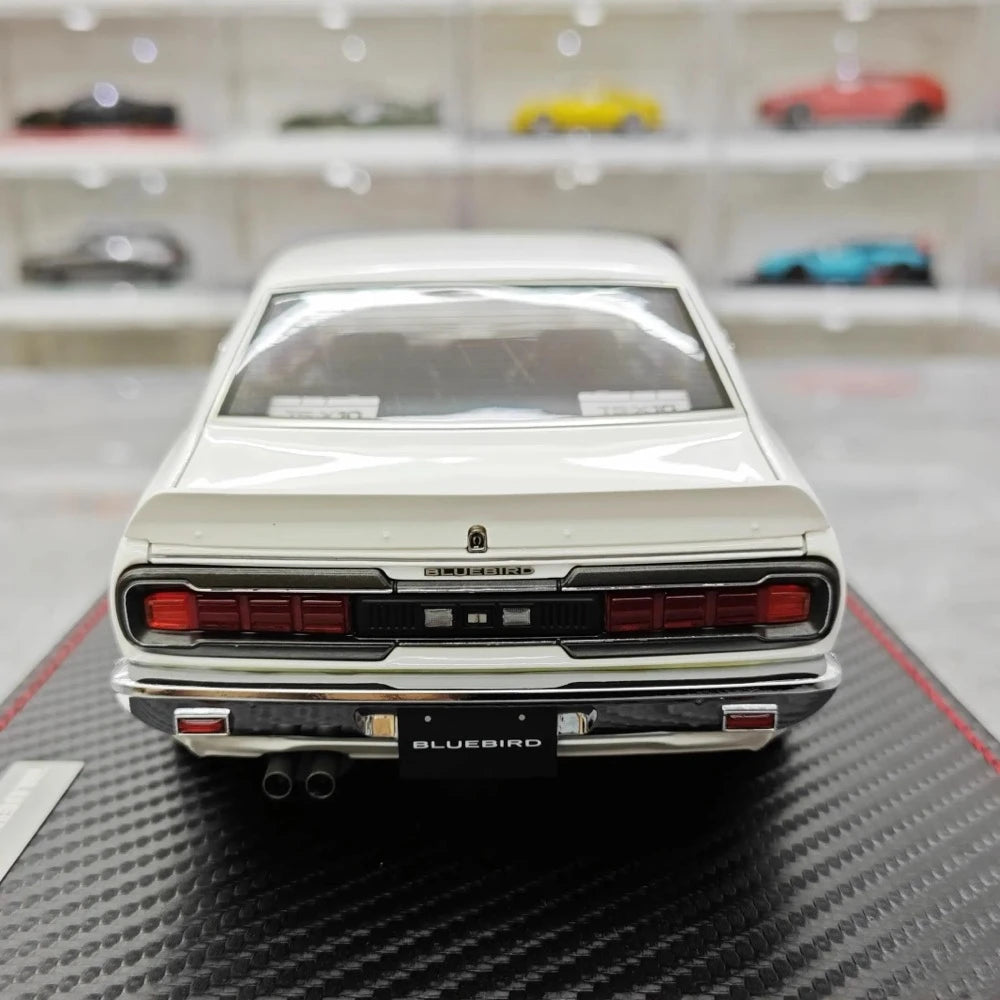 [Ignition] 1:18 Nissan 1971 Bluebird U 2000GTX G610 White Model Car Resin