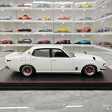 [Ignition] 1:18 Nissan 1971 Bluebird U 2000GTX G610 White Model Car Resin