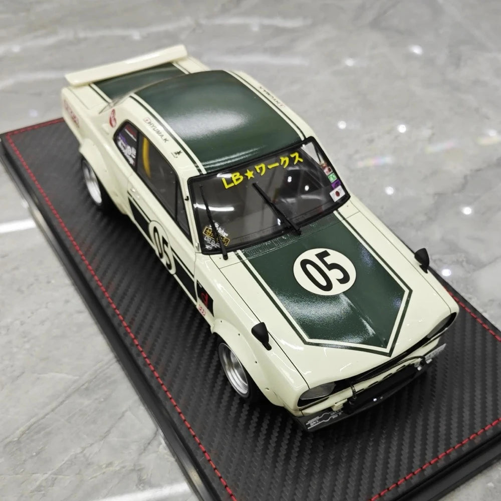 [Ignition] 1:18 Nissan 1971 Skyline 2000 GT-R Hakosuka LBWK JTCC Model Car Resin