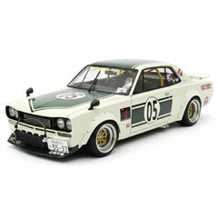 [Ignition] 1:18 Nissan 1971 Skyline 2000 GT-R Hakosuka LBWK JTCC Model Car Resin