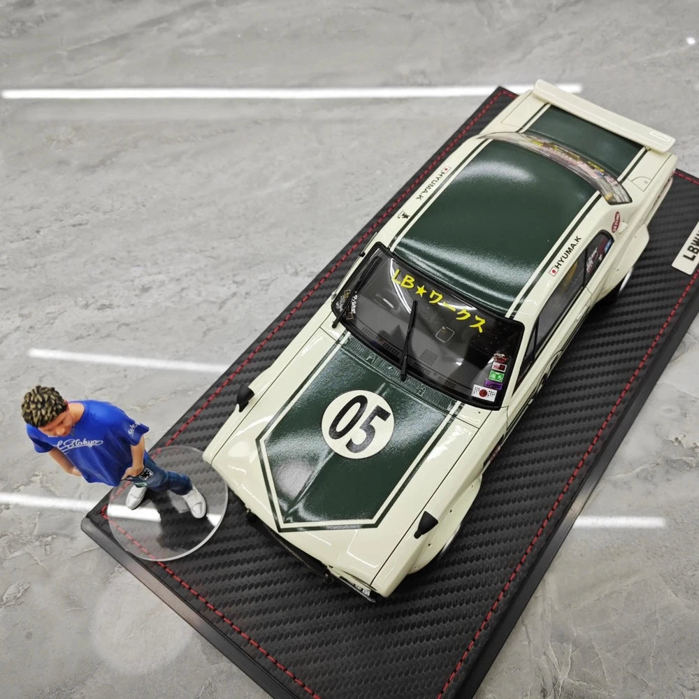 [Ignition] 1:18 Nissan 1971 Skyline 2000 GT-R Hakosuka LBWK JTCC Model Car Resin